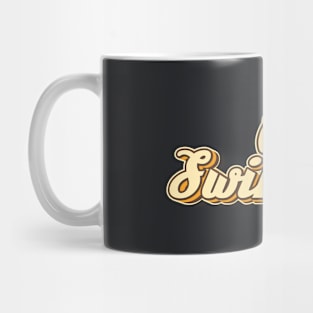 Okayest Swimmer typography Mug